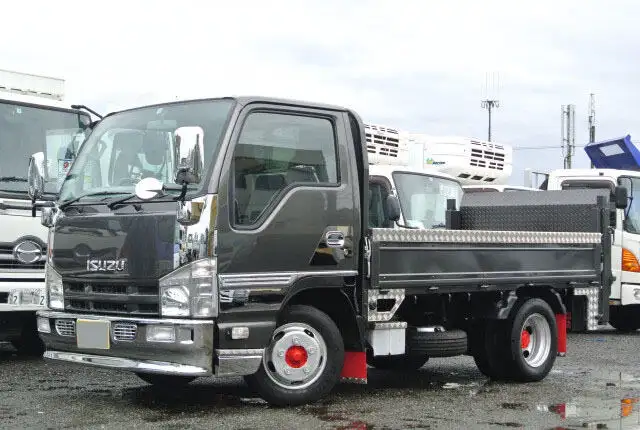 いすゞ エルフ 小型 平ボディ パワーゲート 床鉄板 の中古トラック【車両No.99414】
