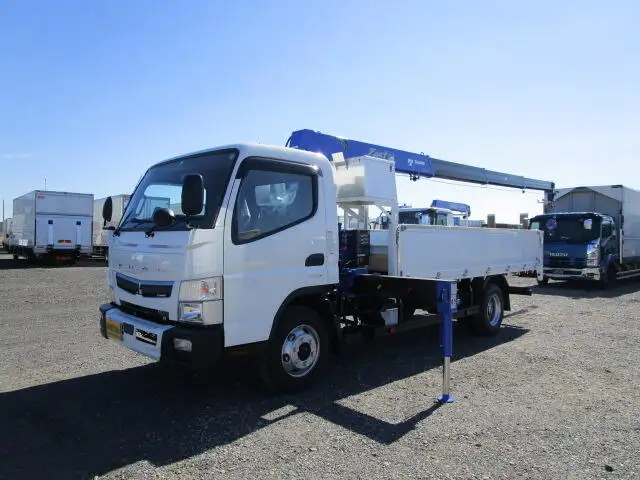 三菱 キャンター 小型 クレーン付 アルミブロック 4段 の中古トラック【車両No.107687】
