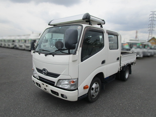 日野 デュトロ 小型 平ボディ Wキャブ TKG-XZU605M の中古トラック【車両No.111102】
