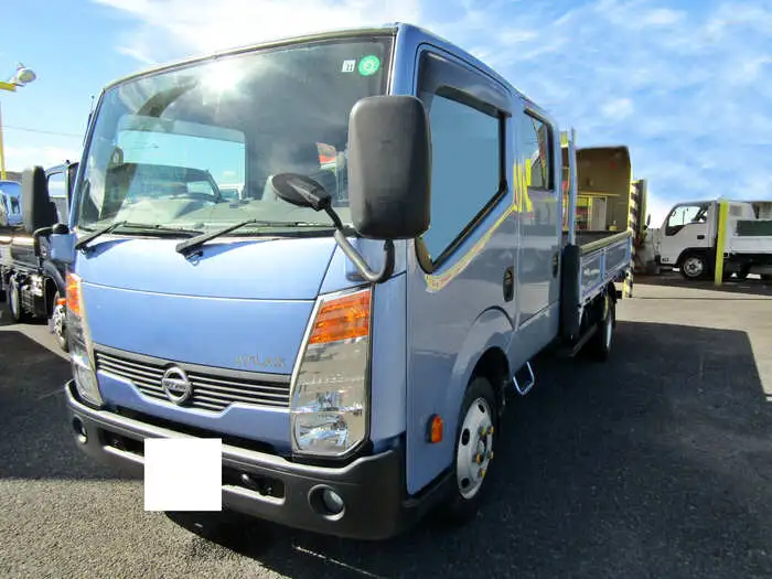 日産 アトラス 小型 平ボディ Wキャブ 床鉄板 の中古トラック【車両No.113130】
