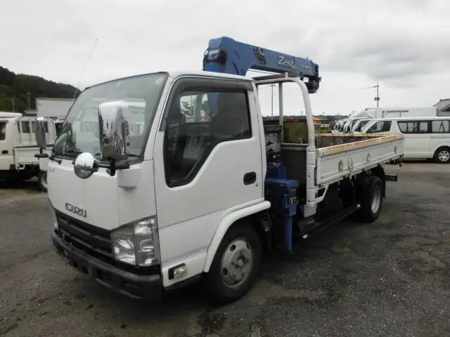 いすゞ エルフ 小型 クレーン付 3段 ラジコン の中古トラック【車両No.113873】