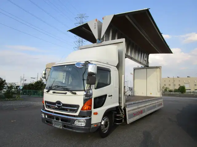 日野 レンジャー 中型/増トン ウイング パワーゲート エアサス の中古トラック【車両No.115467】