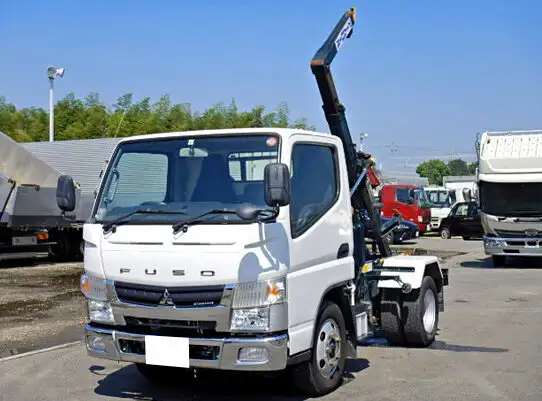 三菱 キャンター 小型 アームロール ツインホイスト TKG-FBA50 の中古トラック【車両No.115593】