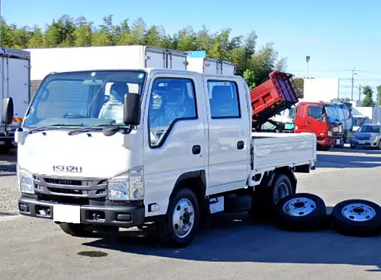 いすゞ エルフ 小型 平ボディ Wキャブ TPG-NJS85A の中古トラック【車両No.116904】
