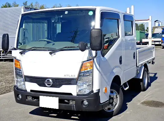日産 アトラス 小型 平ボディ Wキャブ CBF-SQ2F24 の中古トラック【車両No.117781】