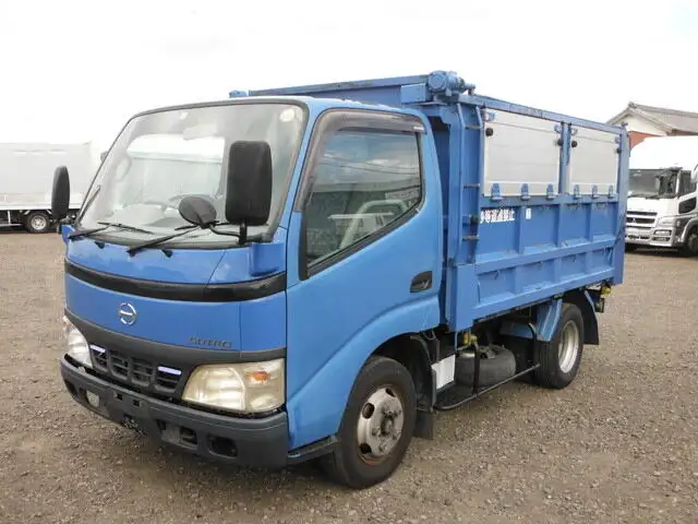 日野 デュトロ 小型 ダンプ 土砂禁 天蓋付き の中古トラック【車両No.115790】