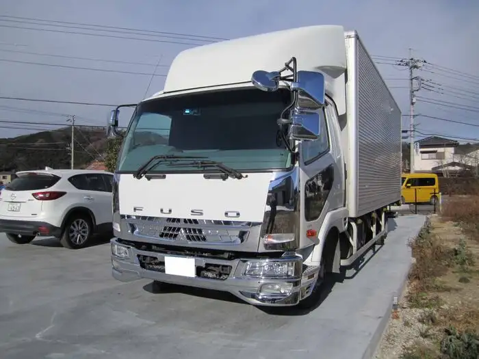 三菱 ファイター 中型/増トン アルミバン パワーゲート ベッド の中古トラック【車両No.118755】