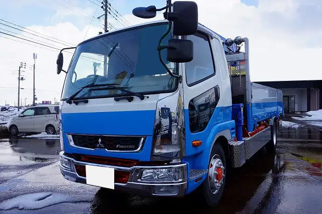 三菱 ファイター 中型/増トン クレーン付 アルミブロック 6段 の中古トラック【車両No.120837】