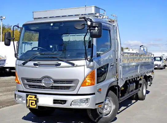日野 レンジャー 中型/増トン 平ボディ パワーゲート 床鉄板 の中古トラック【車両No.120809】