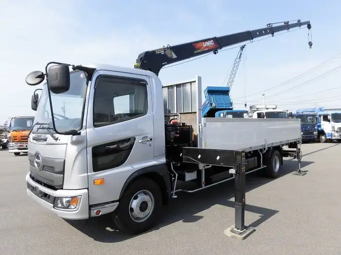 日野 レンジャー 中型/増トン クレーン付 床鉄板 アルミブロック の中古トラック【車両No.121564】