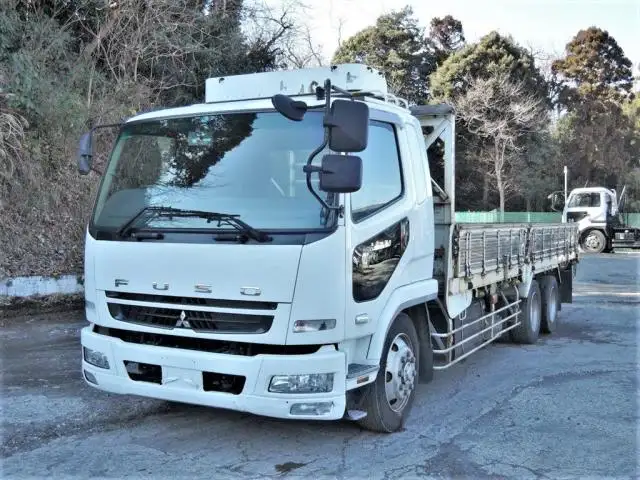 三菱 ファイター 中型/増トン 平ボディ 床鉄板 PDG-FQ62F の中古トラック【車両No.122013】