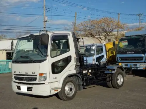 三菱 ファイター 中型/増トン アームロール ツインホイスト PDG-FK71R の中古トラック【車両No.123256】