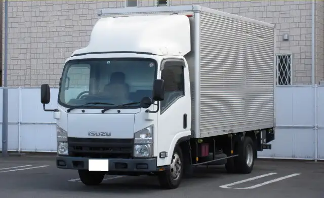いすゞ エルフ 小型 アルミバン パワーゲート BKG-NMR85AN の中古トラック【車両No.124290】