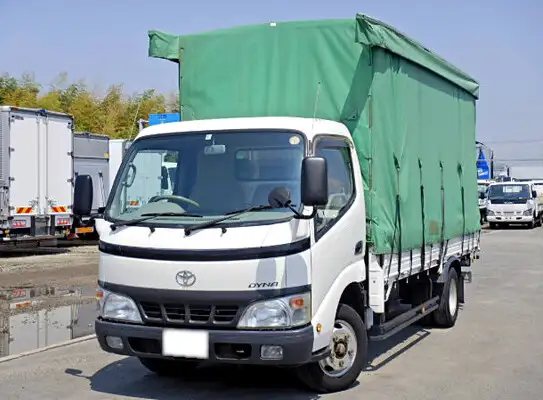 トヨタ ダイナ 小型 平ボディ 幌 床鉄板 の中古トラック【車両No.124283】