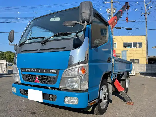 三菱 キャンター 小型 クレーン付 横置簡易クレーン 4段 の中古トラック【車両No.125652】