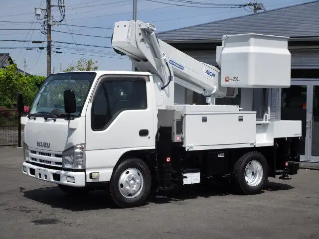 いすゞ エルフ 小型 高所・建柱車 高所作業車 SKG-NKR85AN の中古トラック【車両No.125892】