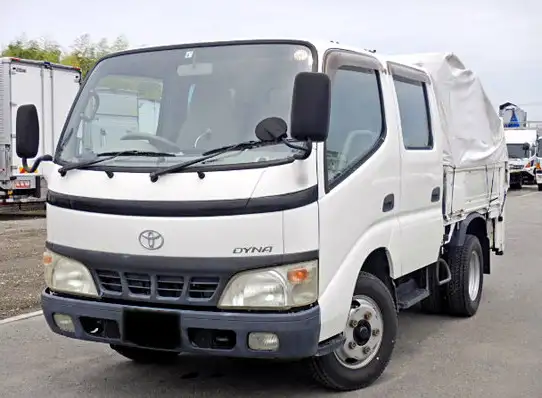 トヨタ ダイナ 小型 平ボディ Wキャブ 幌 の中古トラック【車両No.126320】