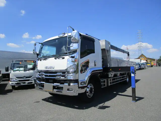 いすゞ フォワード 中型/増トン クレーン付 アルミブロック エアサス の中古トラック【車両No.127144】