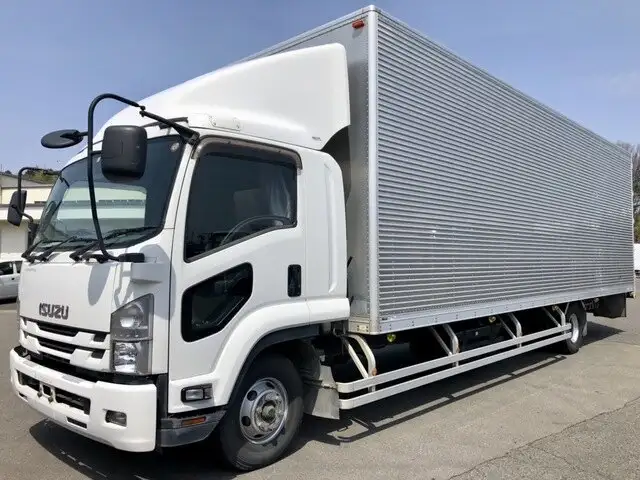 いすゞ フォワード 中型/増トン アルミバン エアサス ベッド の中古トラック【車両No.127434】
