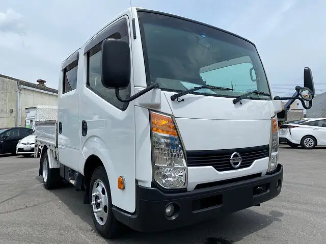 日産 アトラス 小型 平ボディ Wキャブ パワーゲート の中古トラック【車両No.127573】