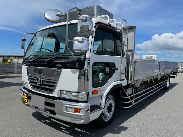 日産UD コンドル 中型/増トン 平ボディ アルミブロック ベッド の中古トラック【車両No.128936】