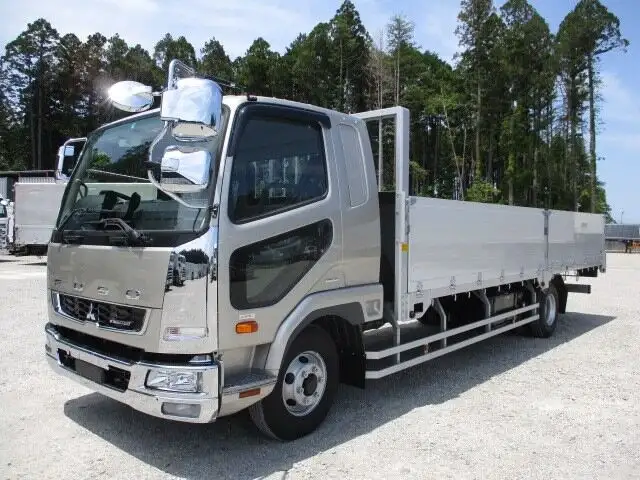 三菱 ファイター 中型/増トン 平ボディ アルミブロック ベッド の中古トラック【車両No.129427】