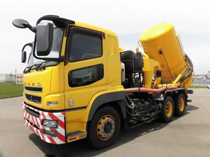 三菱 スーパーグレート 大型 タンク車 汚泥吸引車 QKG-FV60VX の中古トラック【車両No.129468】
