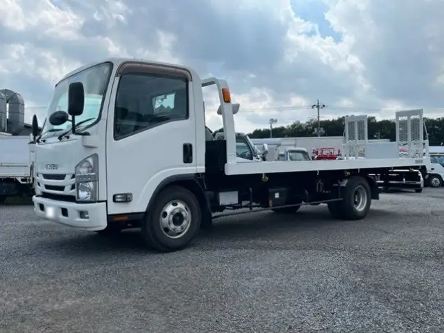 いすゞ エルフ 小型 車両重機運搬 ラジコン ウインチ の中古トラック【車両No.130682】