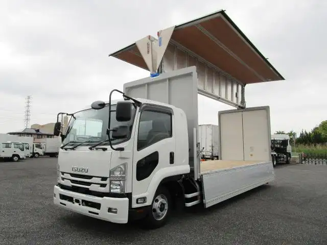 いすゞ フォワード 中型/増トン ウイング エアサス ベッド の中古トラック【車両No.130588】