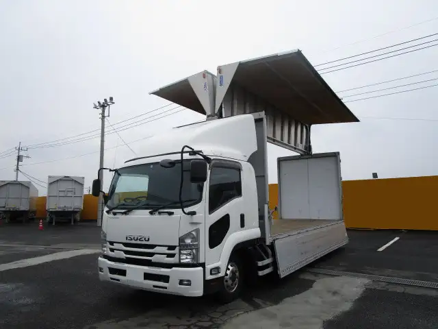 いすゞ フォワード 中型/増トン ウイング エアサス ベッド の中古トラック【車両No.130613】