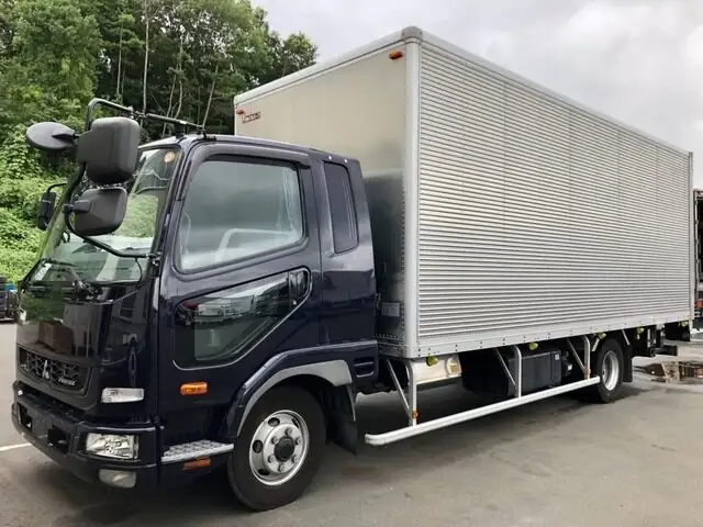 三菱 ファイター 中型/増トン アルミバン パワーゲート TKG-FK61F の中古トラック【車両No.130776】