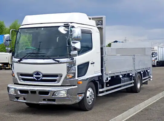 日野 レンジャー 中型/増トン 平ボディ パワーゲート アルミブロック の中古トラック【車両No.131136】