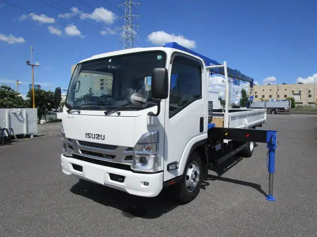 いすゞ エルフ 小型 クレーン付 4段 ラジコン の中古トラック【車両No.131251】