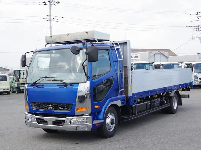 三菱 ファイター 中型/増トン 平ボディ アルミブロック ベッド の中古トラック【車両No.131579】
