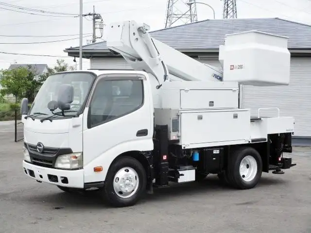 日野 デュトロ 小型 高所・建柱車 高所作業車 SKG-XZU600X の中古トラック【車両No.131987】