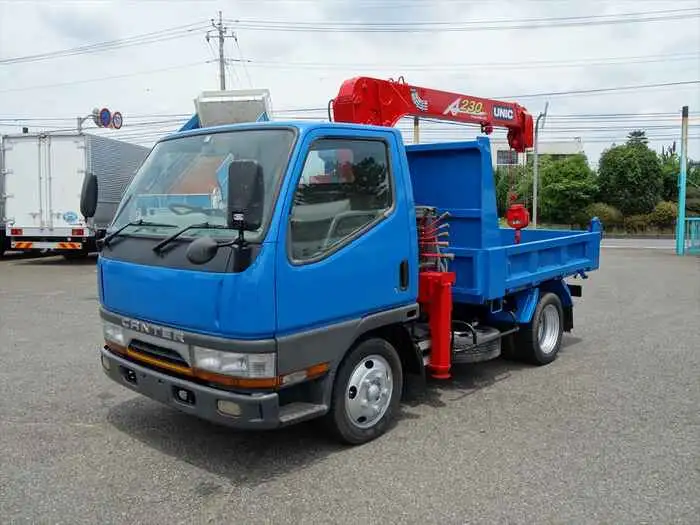三菱 キャンター 小型 クレーン付 3段 ラジコン の中古トラック【車両No.131774】