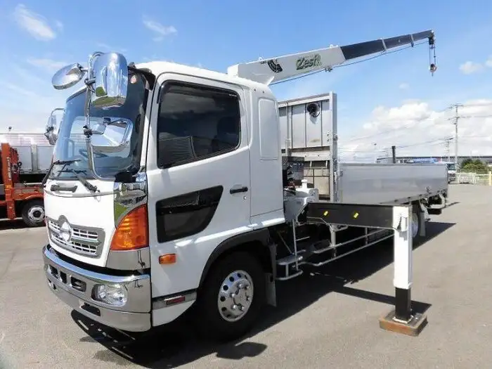 日野 レンジャー 中型/増トン クレーン付 アルミブロック エアサス の中古トラック【車両No.132097】