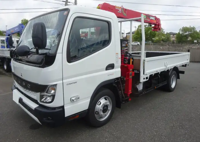 三菱 キャンター 小型 クレーン付 4段 ラジコン の中古トラック【車両No.133056】