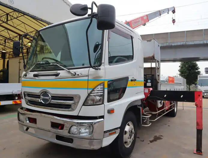 日野 レンジャー 中型/増トン クレーン付 アルミブロック 4段 の中古トラック【車両No.133323】