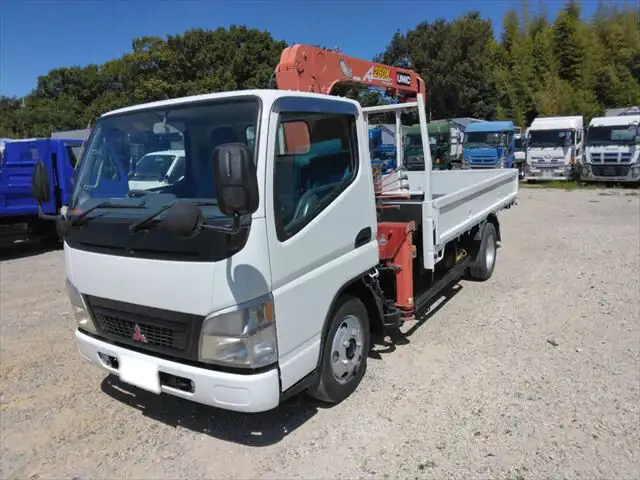 三菱 キャンター 小型 クレーン付 3段 フックイン の中古トラック【車両No.133495】