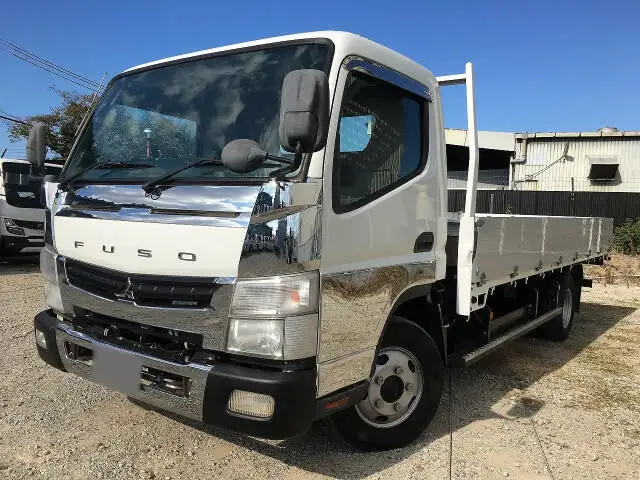 三菱 キャンター 小型 平ボディ 床鉄板 アルミブロック の中古トラック【車両No.135222】