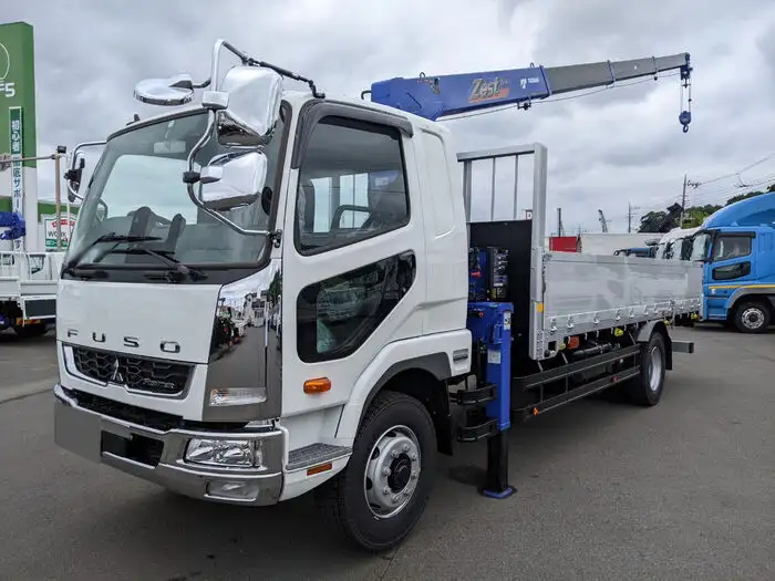 三菱 ファイター 中型/増トン クレーン付 アルミブロック 4段 の中古トラック【車両No.135175】
