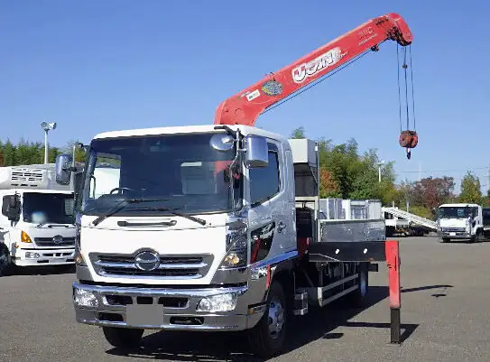 日野 レンジャー 中型/増トン クレーン付 床鉄板 アルミブロック の中古トラック【車両No.135891】