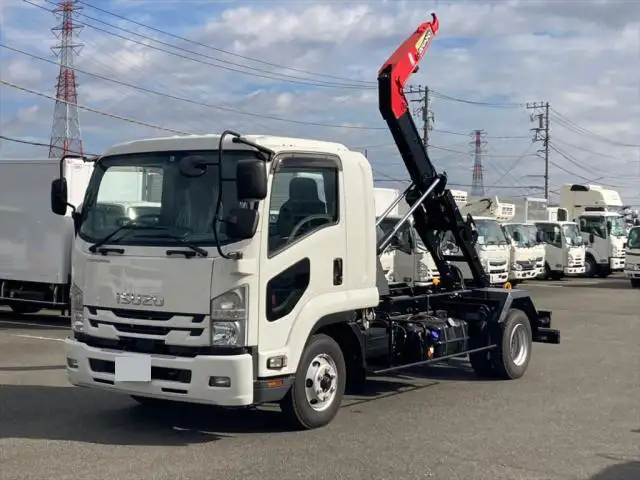 いすゞ フォワード 中型/増トン アームロール ツインホイスト 2RG-FRR90S2 の中古トラック【車両No.136289】