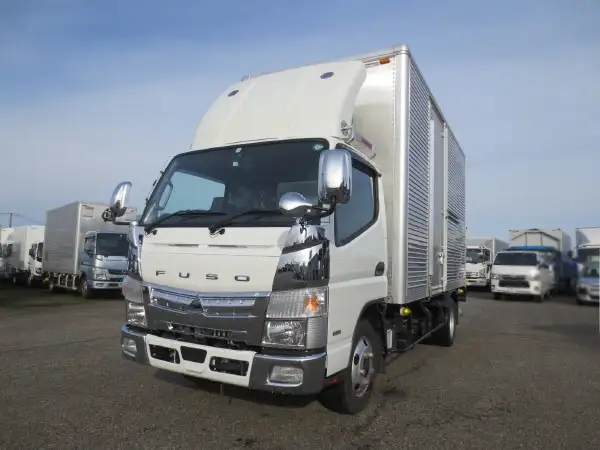 三菱 キャンター 小型 アルミバン パワーゲート サイドドア の中古トラック【車両No.136857】