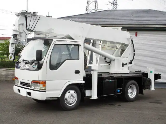 いすゞ エルフ 小型 高所・建柱車 高所作業車 KC-NKR66E3N の中古トラック【車両No.137251】