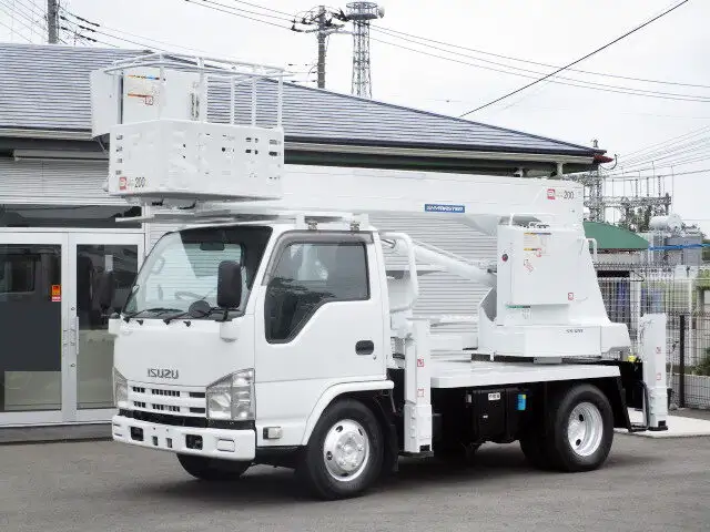 いすゞ エルフ 小型 高所・建柱車 高所作業車 TKG-NKR85N の中古トラック【車両No.137250】