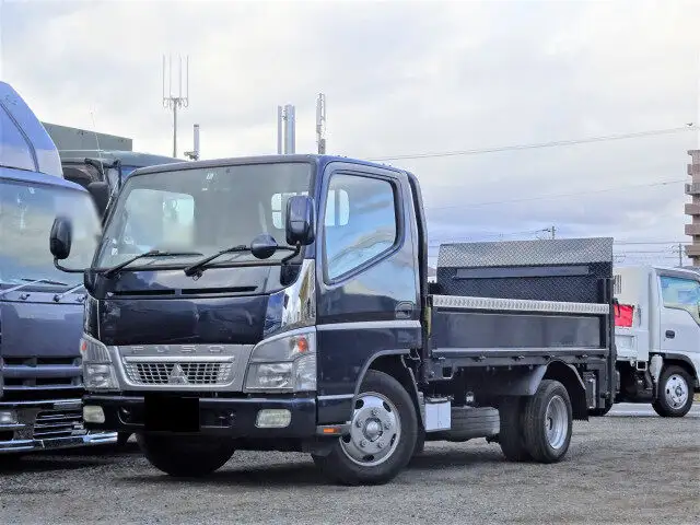 三菱 キャンター 小型 平ボディ パワーゲート 床鉄板 の中古トラック【車両No.137836】