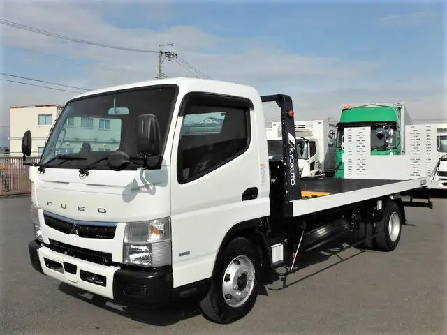 三菱 キャンター 小型 車両重機運搬 ラジコン ウインチ の中古トラック【車両No.138680】