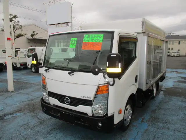 日産 アトラス 小型 アルミバン ボトルカー サイドドア の中古トラック【車両No.138632】